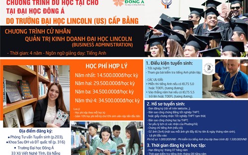 TIN VUI CHO SV MIỀN TRUNG DU HỌC TẠI CHỖ  HỌC TẠI ĐH ĐÔNG Á LẤY BẰNG ANH QUỐC.